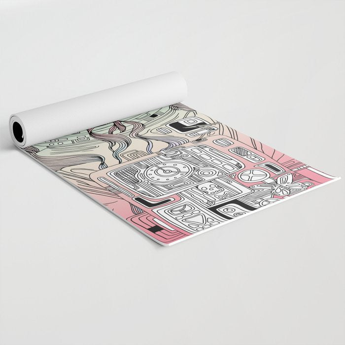 Life is Invading My Space Yoga Mat Gallery Image 2