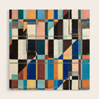 Scandinavian Earth Wood Wall Art Gallery Image 1