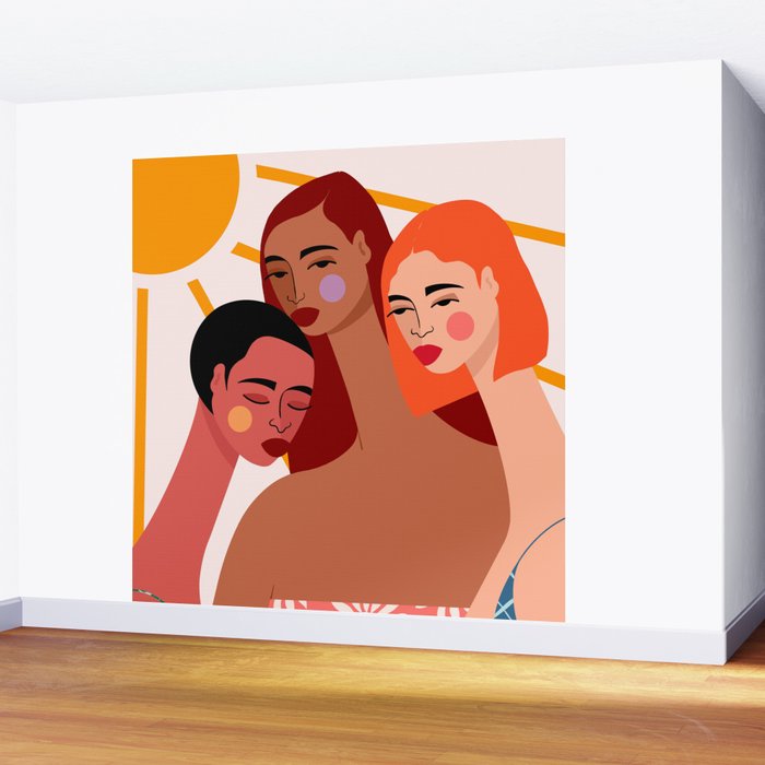 Sisterhood Wall Mural Gallery Image 2