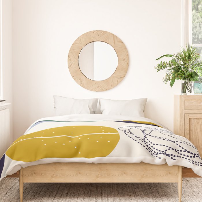 expectant iteration half time Duvet Cover Gallery Image 3