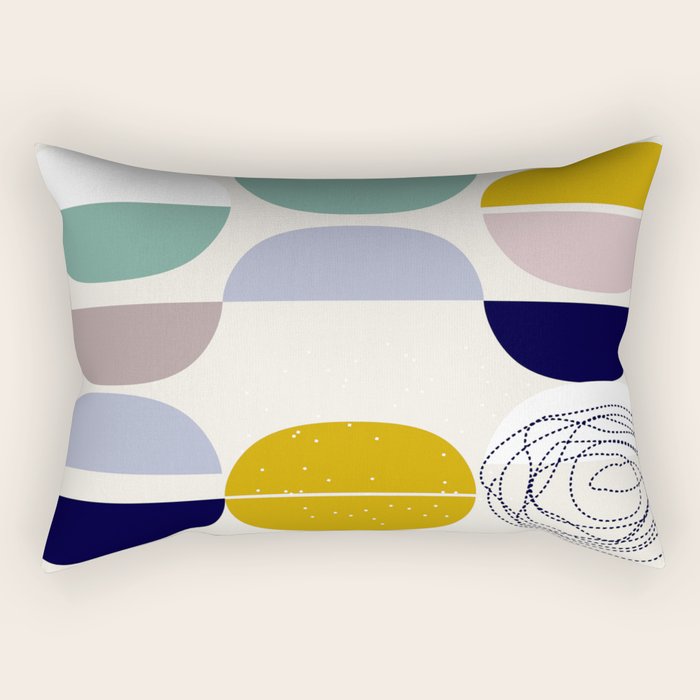 expectant iteration half time Rectangular Pillow Gallery Image 1