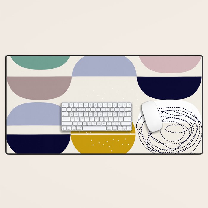 expectant iteration half time Desk Mat Gallery Image 1