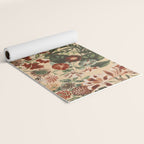 Vintage Flower Garden Yoga Mat Gallery Image 2