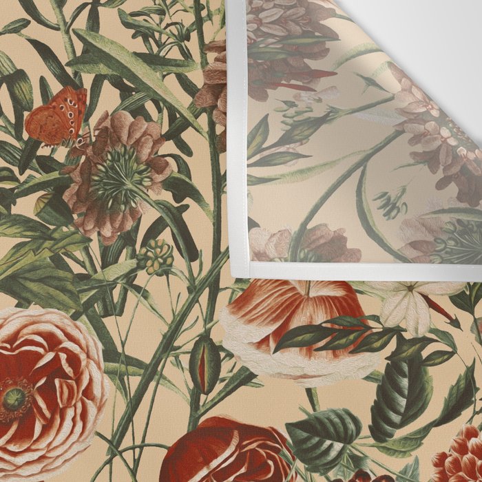Vintage Flower Garden Wall Tapestry Gallery Image 3
