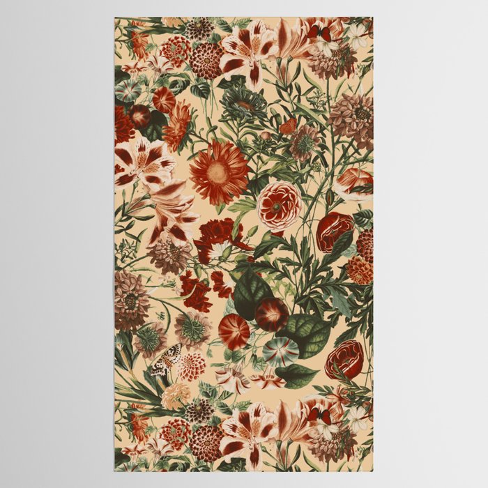 Vintage Flower Garden Tablecloth Gallery Image 2