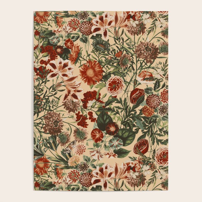 Vintage Flower Garden Poster Gallery Image 4
