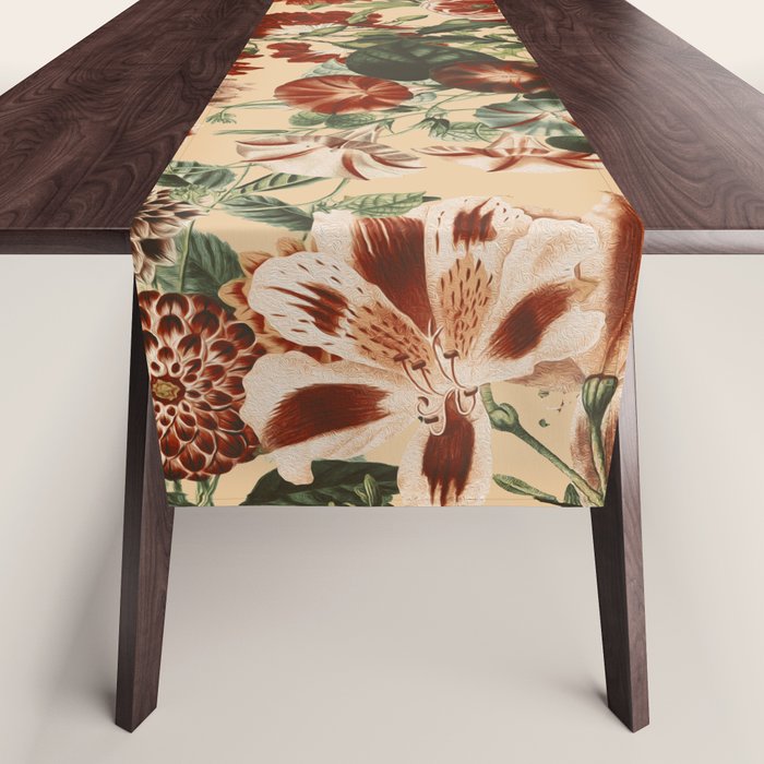 Vintage Flower Garden Table Runner Gallery Image 1