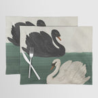 Black Swan White Swan Placemat Gallery Image 1