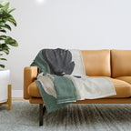 Black Swan White Swan Throw Blanket Gallery Image 1