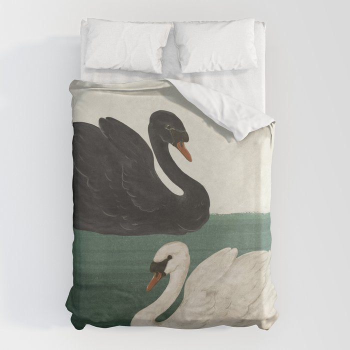 Black Swan White Swan Duvet Cover Gallery Image 6