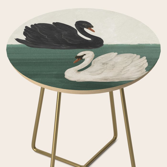 Black Swan White Swan Side Table Gallery Image 2