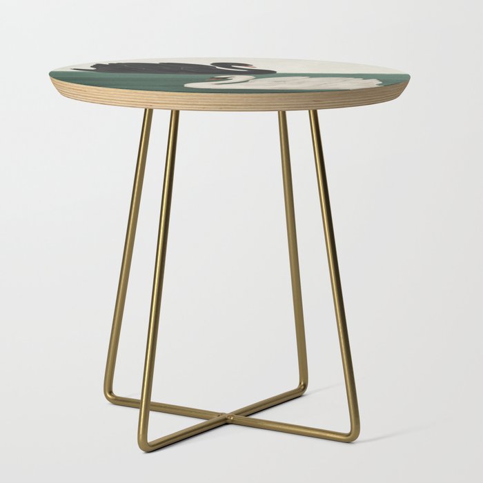 Black Swan White Swan Side Table Gallery Image 1