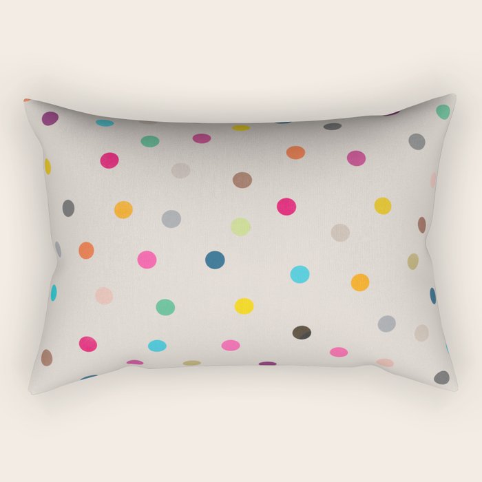 vintage dots 35 Rectangular Pillow Gallery Image 2