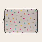 vintage dots 35 Laptop Sleeve Gallery Image 1
