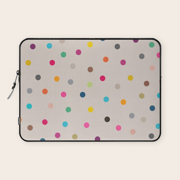 vintage dots 35 Laptop Sleeve Gallery Image 1