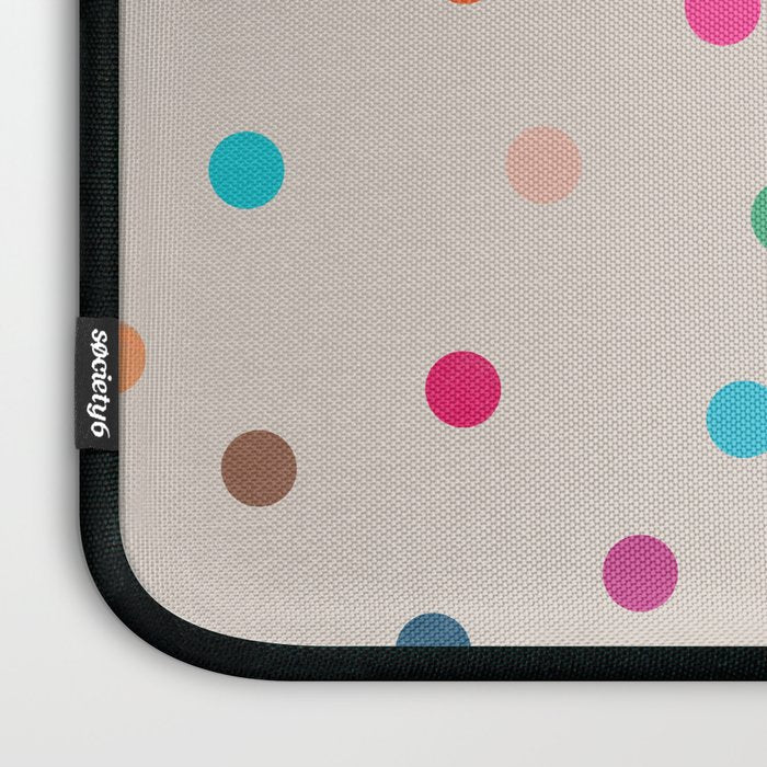 vintage dots 35 Laptop Sleeve Gallery Image 3