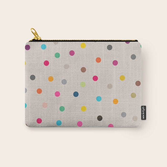 vintage dots 35 Carry All Pouch Gallery Image 1