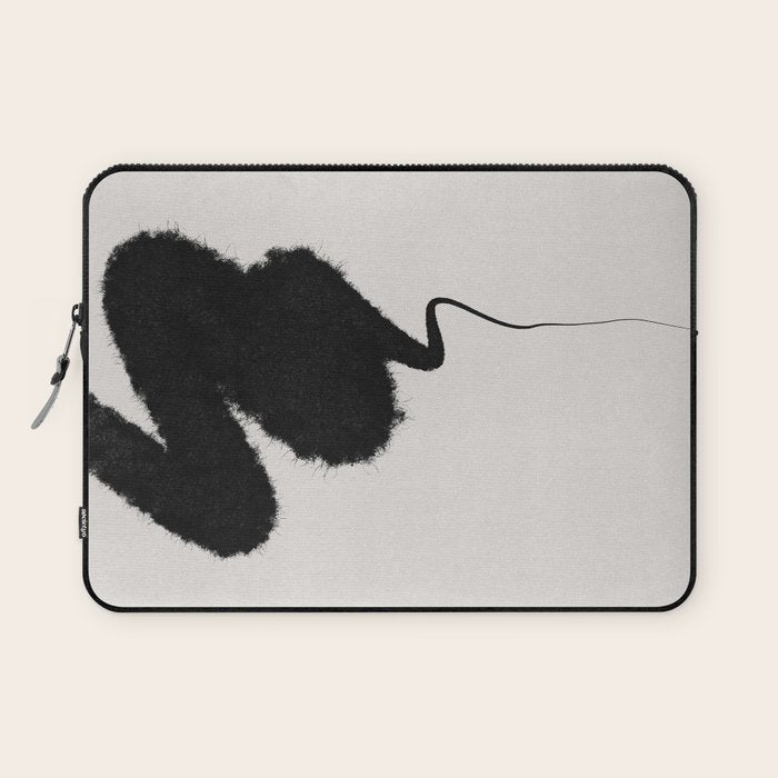 Black Brushstroke Laptop Sleeve Gallery Image 1