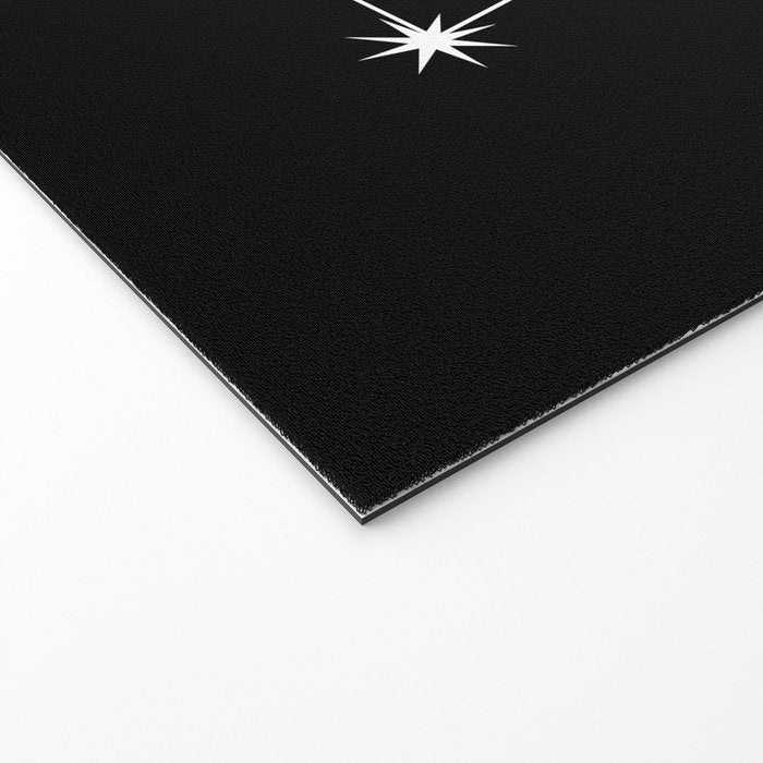 Leo Zodiac Star Constellation Line Art Black Welcome Mat Gallery Image 2