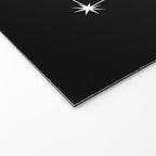 Leo Zodiac Star Constellation Line Art Black Welcome Mat Gallery Image 2