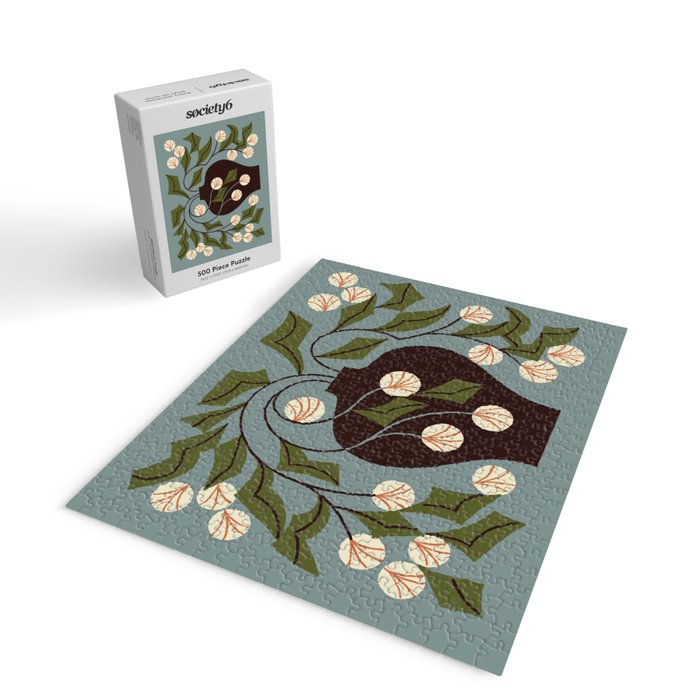 Unruly Bouquet Drawing Jigsaw Puzzle Gallery Image 2