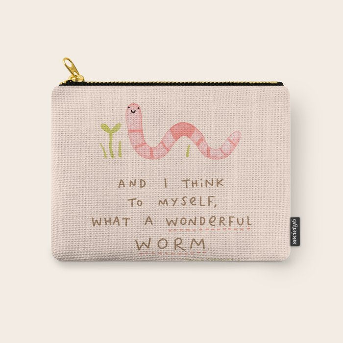 Wonderful Worm Carry All Pouch Gallery Image 1