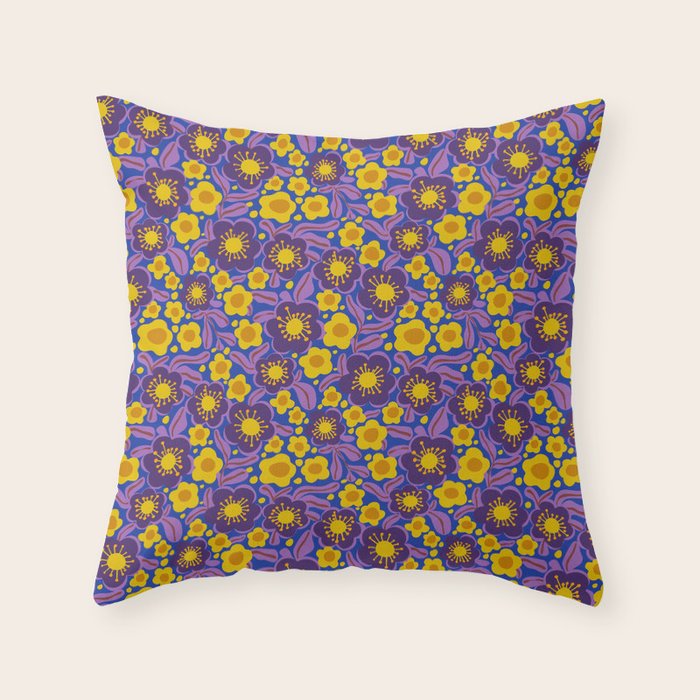 Ditsy III Throw Pillow Gallery Image 6