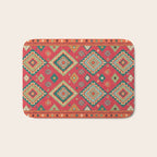 Moroccan Berber Kilim Pattern Bath Mat Gallery Image 1