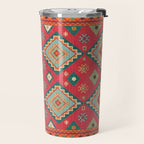 Moroccan Berber Kilim Pattern Travel Mug Gallery Image 2