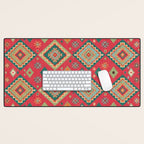 Moroccan Berber Kilim Pattern Desk Mat Gallery Image 1
