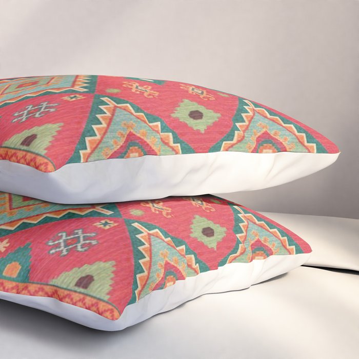 Moroccan Berber Kilim Pattern Pillow Sham Gallery Image 3