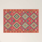 Moroccan Berber Kilim Pattern Welcome Mat Gallery Image 1