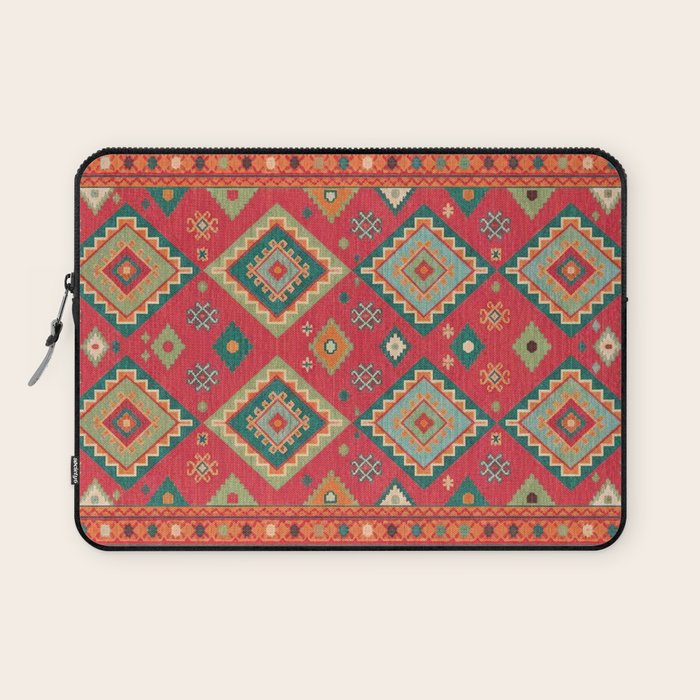 Moroccan Berber Kilim Pattern Laptop Sleeve Gallery Image 1