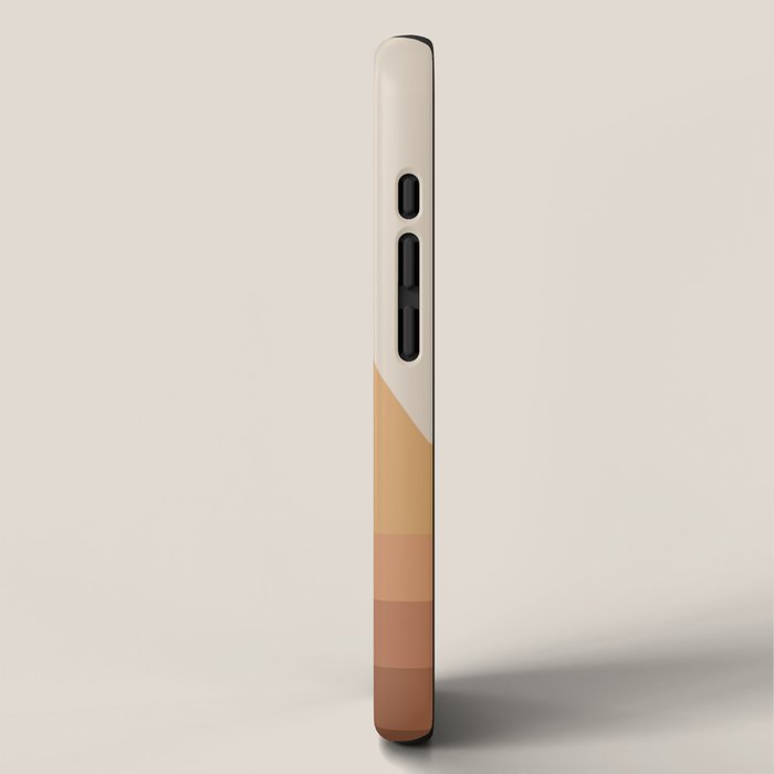 Minimal Retro Sunset Sunrise - Neutral Desert Orange iPhone Case Gallery Image 2
