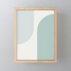 Modern Minimal Arch Abstract XXXV Mini Art Print Gallery Image 1