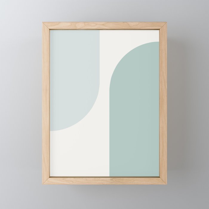 Modern Minimal Arch Abstract XXXV Mini Art Print Gallery Image 1