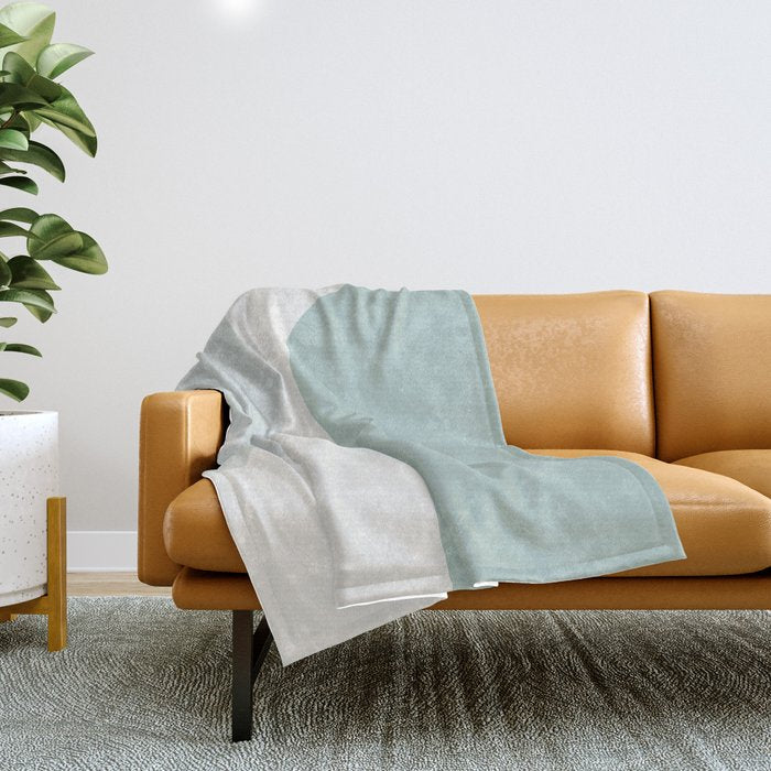 Modern Minimal Arch Abstract XXXV Throw Blanket Gallery Image 1