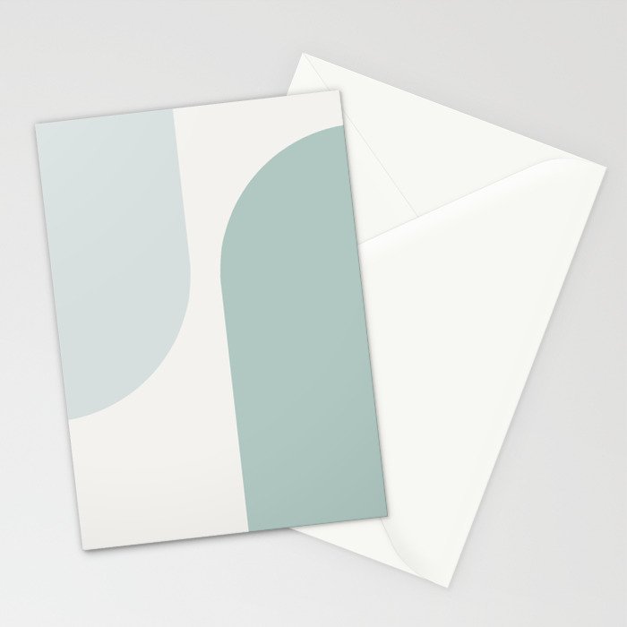 Modern Minimal Arch Abstract XXXV Stationery Card Gallery Image 2