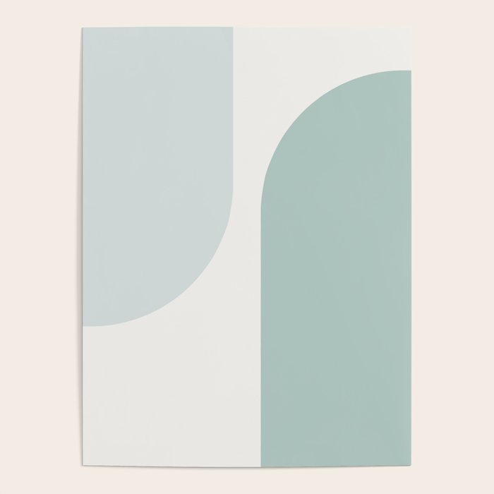 Modern Minimal Arch Abstract XXXV Poster Gallery Image 4