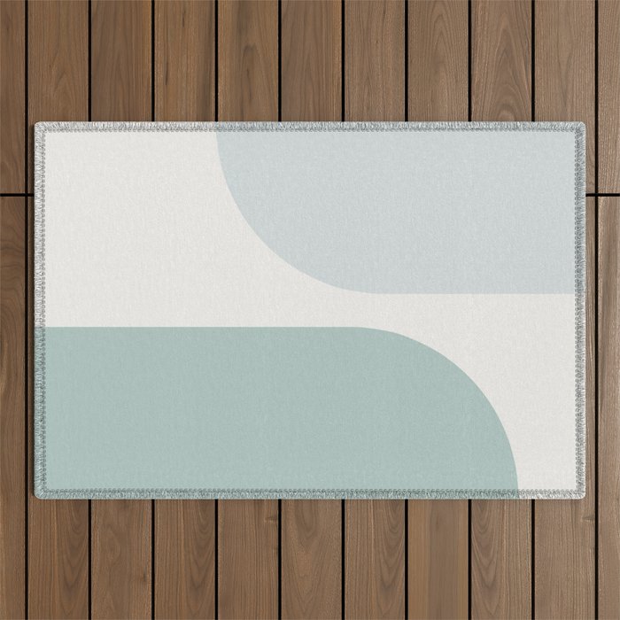 Modern Minimal Arch Abstract XXXV Outdoor Rug Gallery Image 1