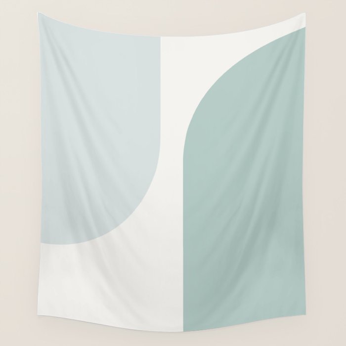 Modern Minimal Arch Abstract XXXV Wall Tapestry Gallery Image 4