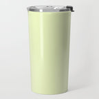 Pistachio Ice Cream Light Green Solid Travel Mug Gallery Image 2