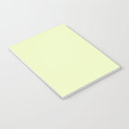 Pistachio Ice Cream Light Green Solid Notebook Gallery Image 3