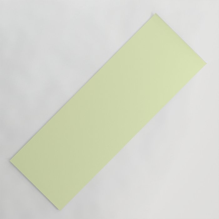 Pistachio Ice Cream Light Green Solid Yoga Mat Gallery Image 1