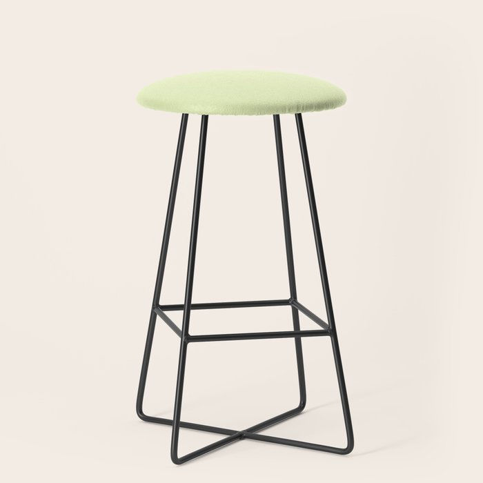 Pistachio Ice Cream Light Green Solid Stool Gallery Image 1