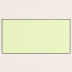 Pistachio Ice Cream Light Green Solid Desk Mat Gallery Image 3