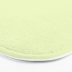 Pistachio Ice Cream Light Green Solid Bath Mat Gallery Image 3