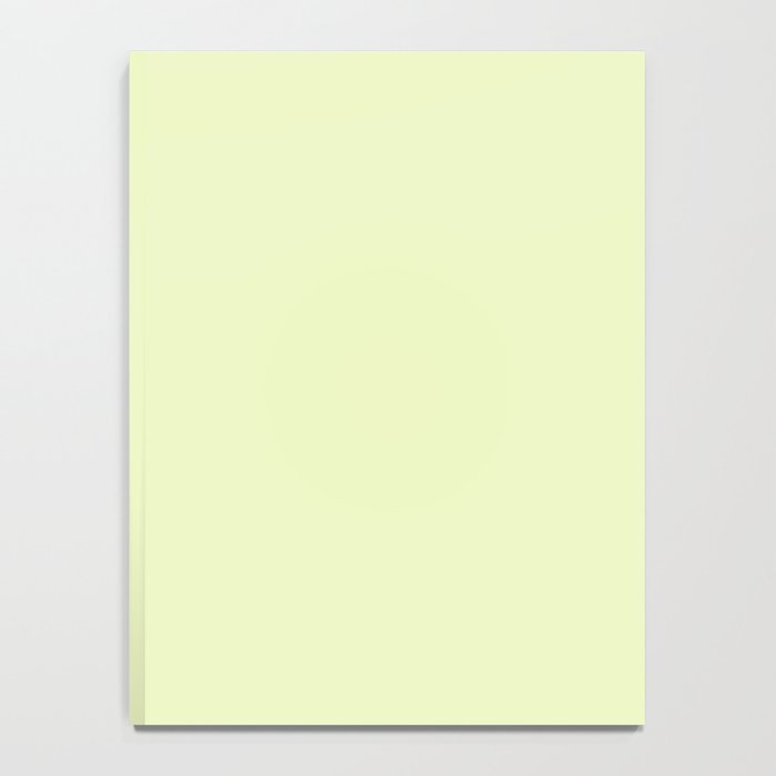 Pistachio Ice Cream Light Green Solid Notebook Gallery Image 4