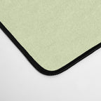 Pistachio Ice Cream Light Green Solid Desk Mat Gallery Image 4