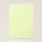 Pistachio Ice Cream Light Green Solid Stationery Card Gallery Image 2